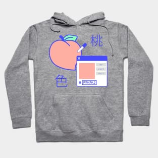 Digital Peach Hoodie